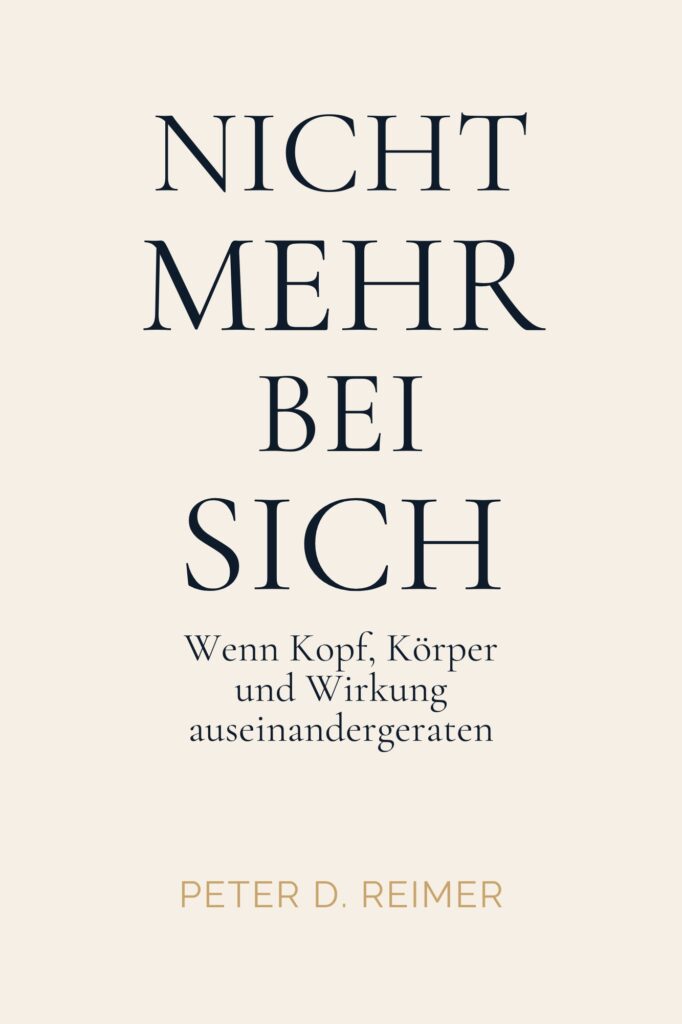 Buchcover NICHT MEHR BEI SICH von Peter D. Reimer
