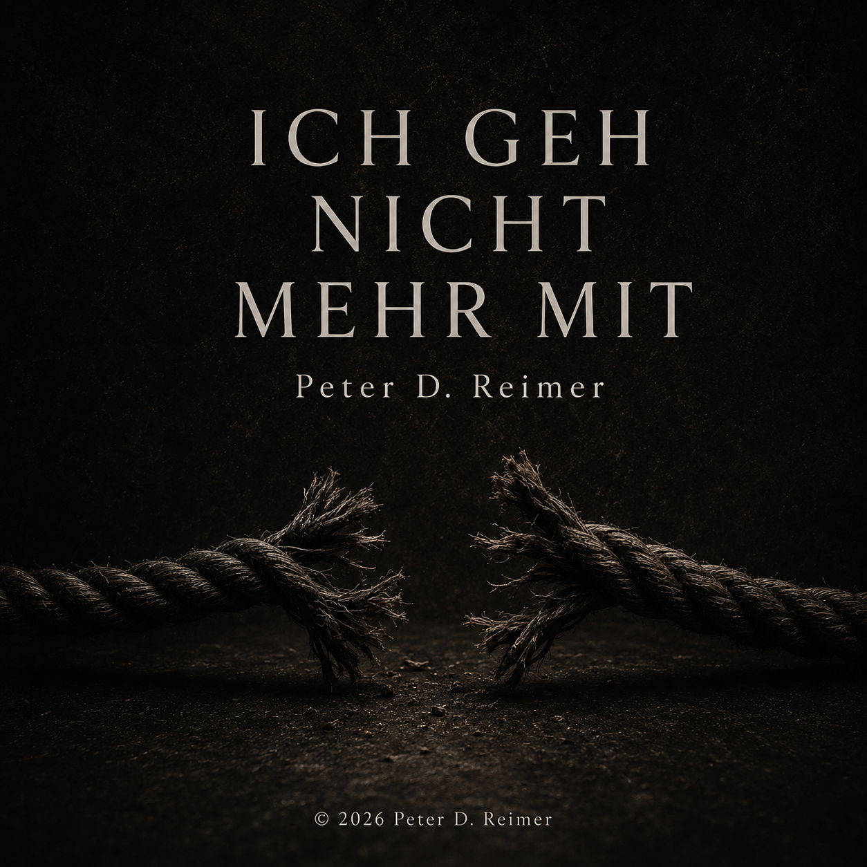 Musikcover ICH GEH NICHT MEHR MIT von Peter D. Reimer