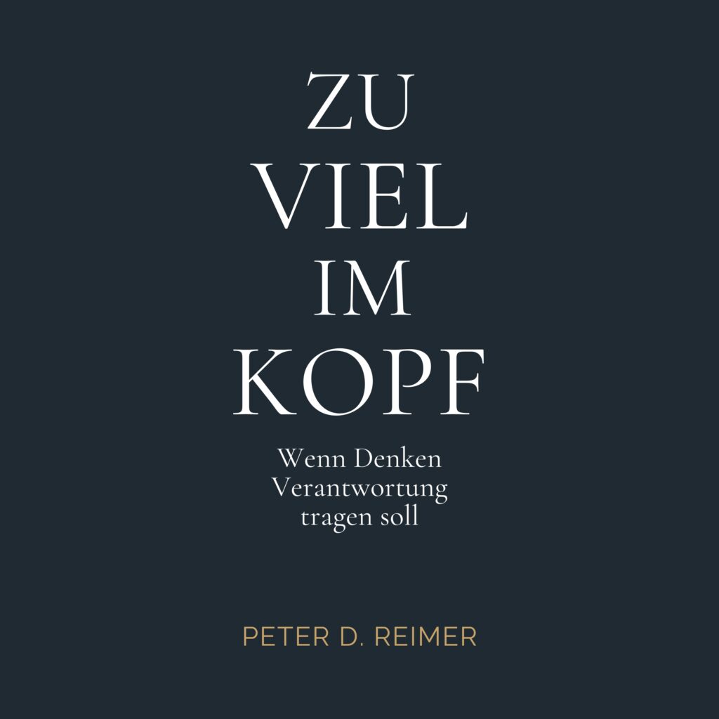 Audiocover ZU VIEL IM KOPF von Peter D. Reimer